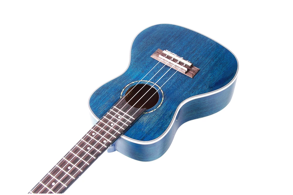 China grape brand SS14 green hight gloss solid mahogany 24 inch soprano ukulele