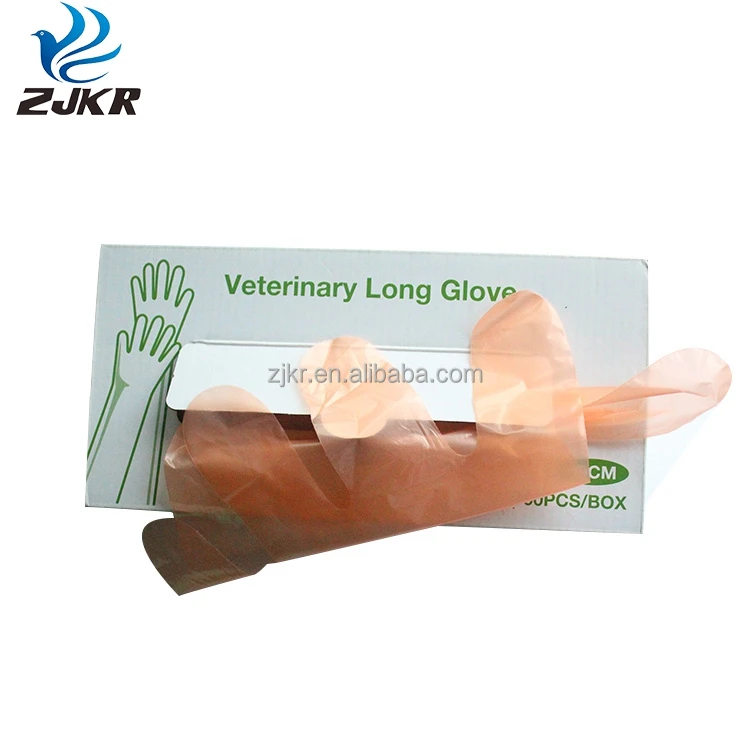 High Quality Artificial Insemination Disposable Veterinary Long Sleeve Gloves