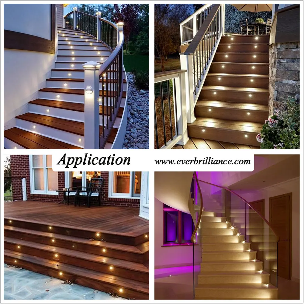 External stair led lamp ip67 wall mounted outdoor step lighting