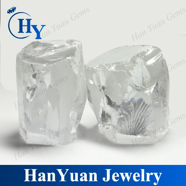 Hot sale AB quality raw material Uncut tanzanite cubic zirconia rough