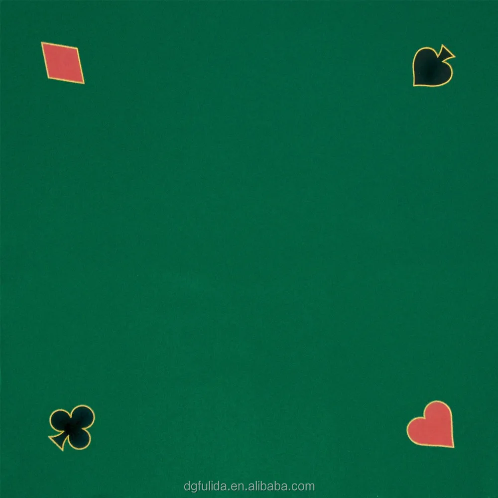
Texas poker type rubber green poker top mat mahjong mat game table mat 