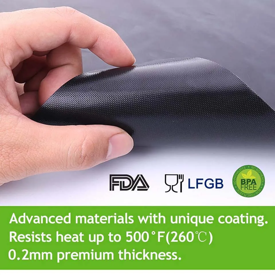 Non Stick Oven Liner Easy baking BBQ Baking Liner Easy cleaning Toaster Oven Liner