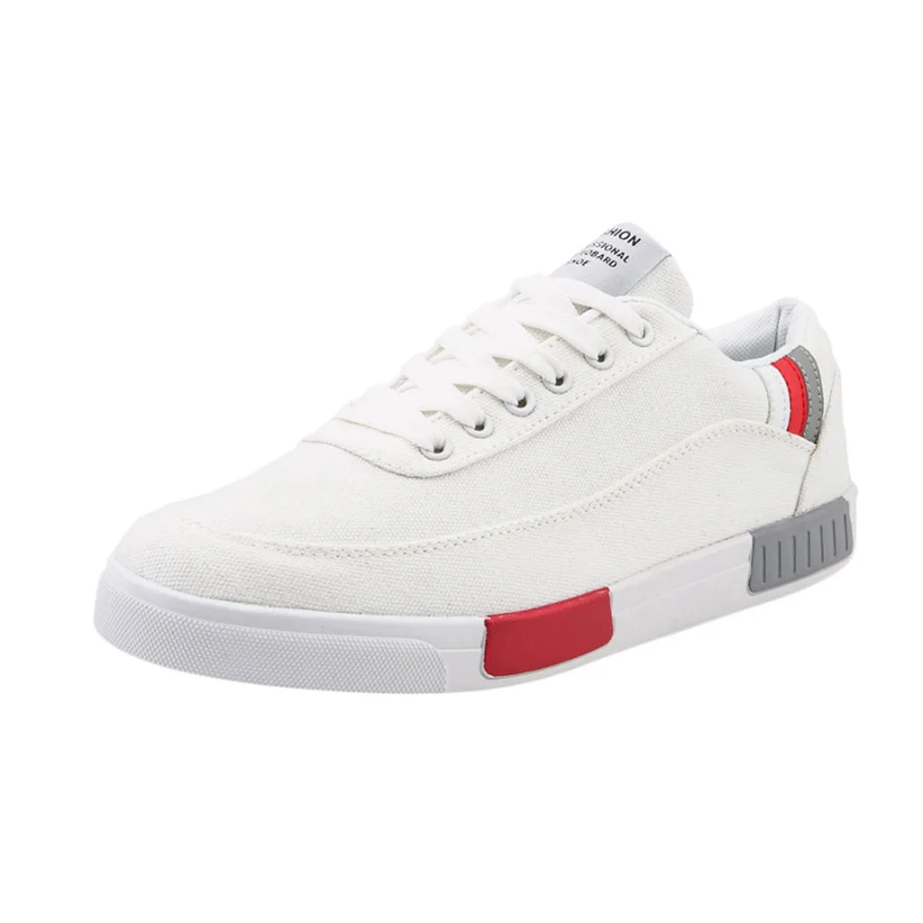Męskie buty 2019 wiosenne letnie mieszane kolory męskie oddychające materiałowe sznurowane trampki jednokolorowe odkryte buty w stylu casual, biurowy Męskie buty 2019 wiosenne letnie mieszane kolory męskie oddychające materiałowe sznurowane trampki jednokolorowe odkryte buty w stylu casual, biurowy