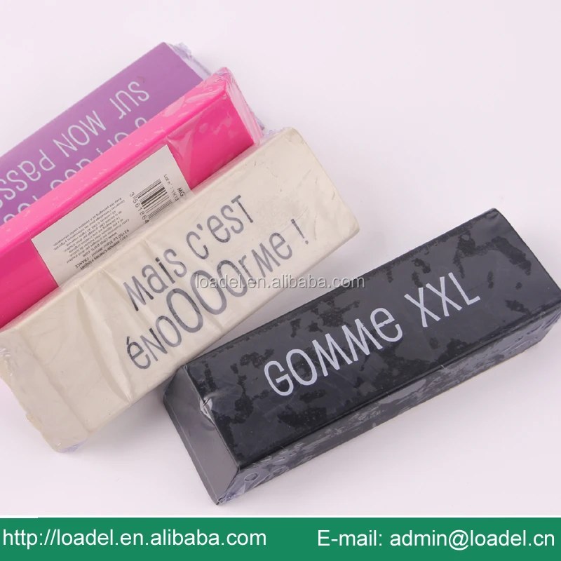 Лидер продаж, большой ластик jumboo с индивидуальным логотипом, рекламный гигантский ластик