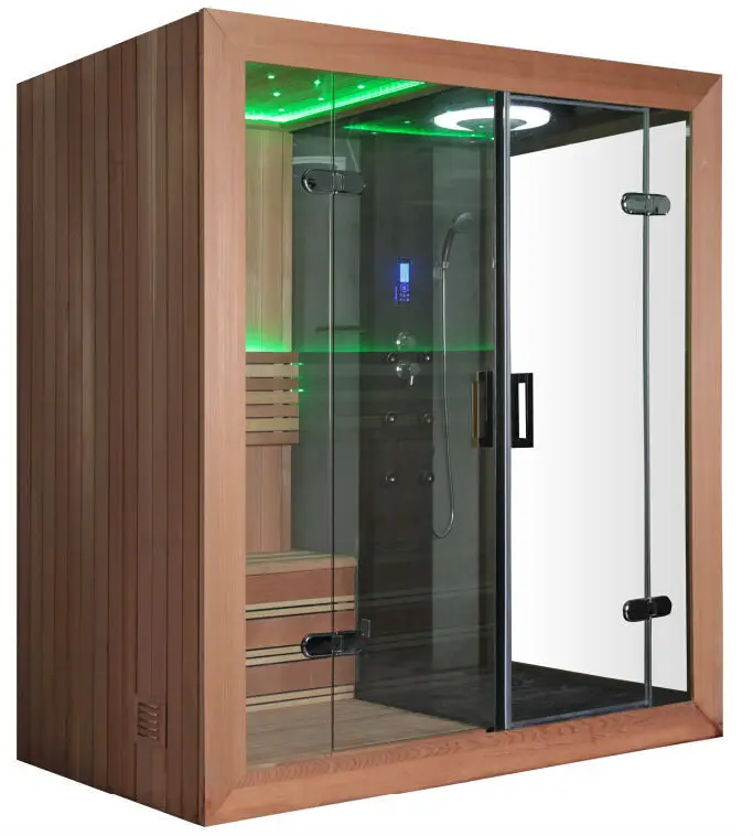 Luxury Sauna Cabin and Economy Steam Shower Room (M-6035)