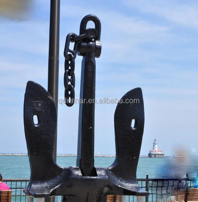 
black paint load scope 0.2ton --50ton baldt stockless anchor 