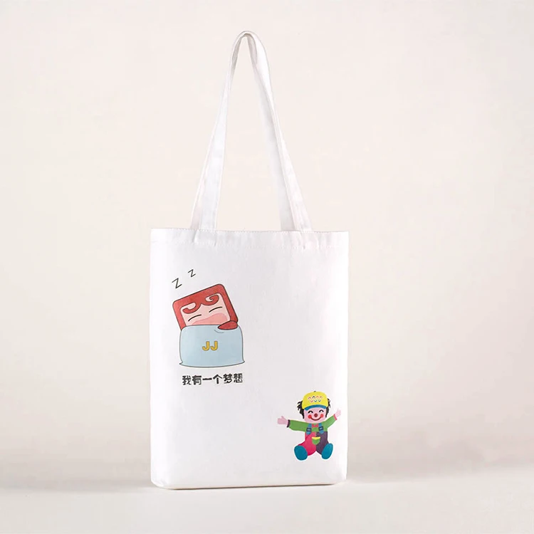 2022 New design canvas bag wholesale high quality cotton canvas shopping tote bag