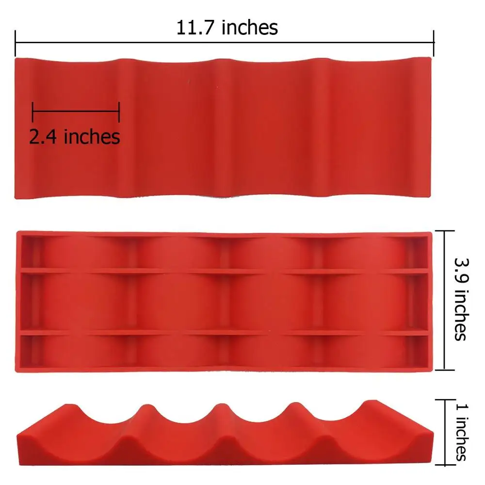 Refrigerator Organizer Stacks Cans and Bottles for Easy Storage  Innovations Silicone Fridge Monkey Mat