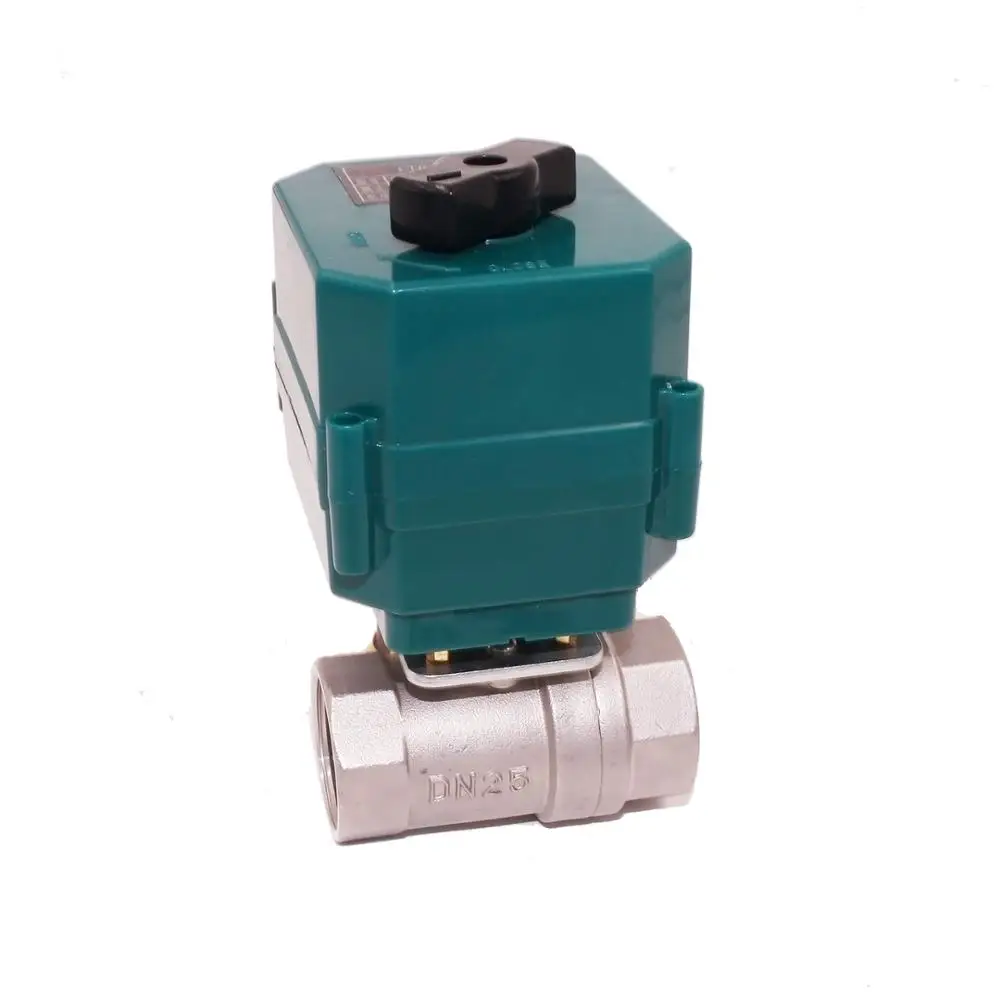 electric actuated ball valve electric water valve with override electric valve dn32 dn40 dn50