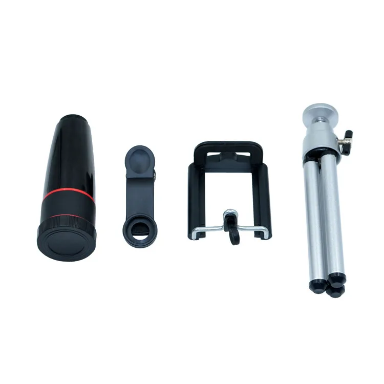 
New Mobile Accessories Portable 12x Zoom Telephoto Lens with Universal Clamp 