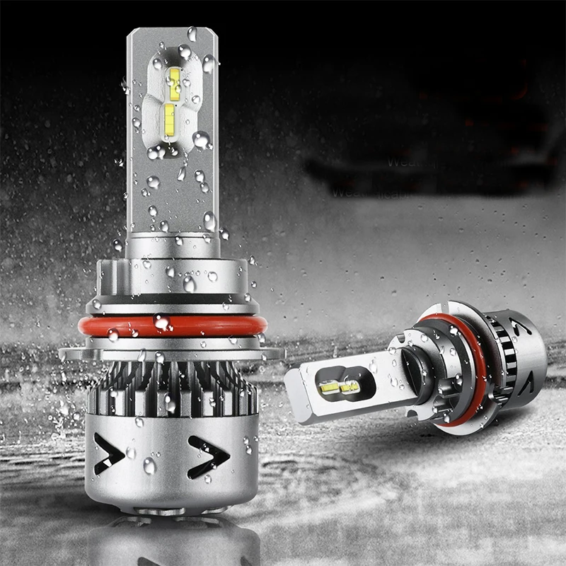 Weiyao LED Interior Car Headlights 2800lm HB1 9004 Hi/Low Beam Double Car Light