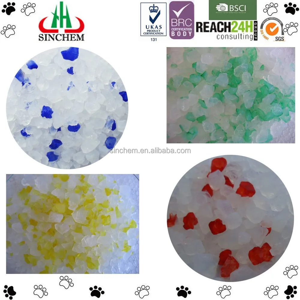 premium crystal silica gel cat litter
