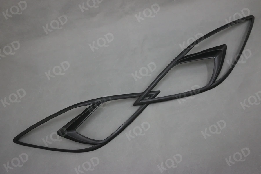 Matte black head lamp cover accessories part chrome headlight cover for bt-50 mazda