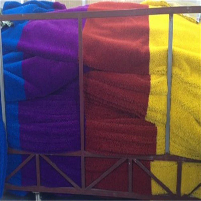 Colorful landscaping Artificial Turf Kindergarten Red grass carpet