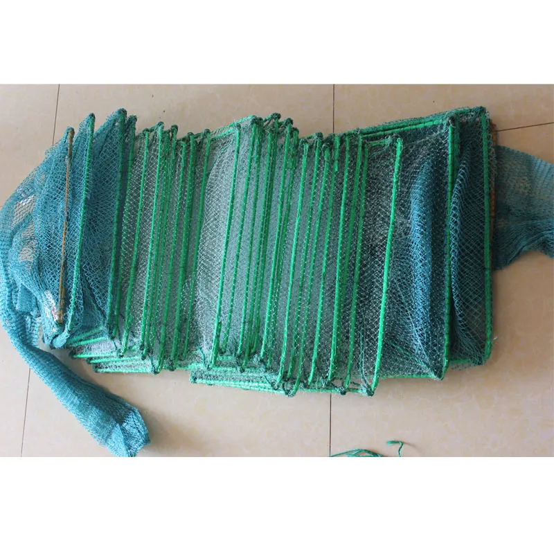 Factory Crab traps for mud crab lobster trap with Len. 9.41m 31 sections 38 cmx 23cm  Net 1.8cm Str. mesh