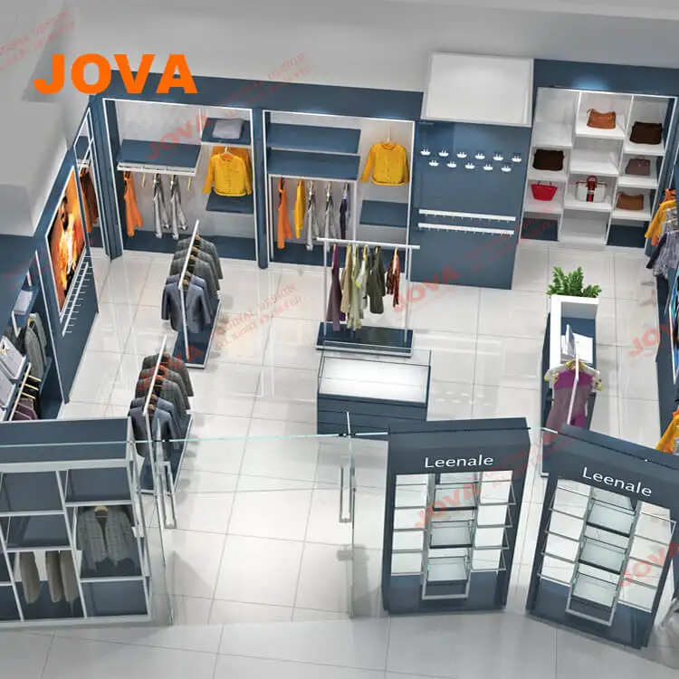 High Quality Retail Clothing Store Design Ideas Modern Tailor Shop For Display Garment