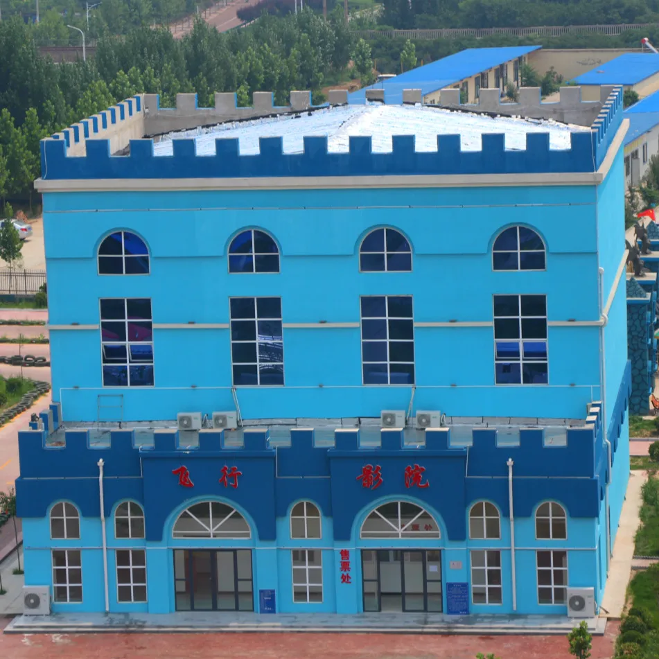 Direct factory park ride Top-dome Flying Cinema Ride Six-DOF Platform Motion Simulator For Sale