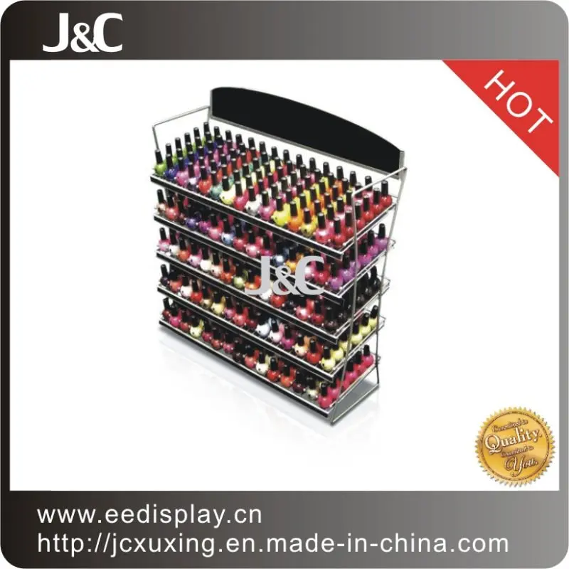 4-tier Counter Metal Wire Nail Polish Display Rack