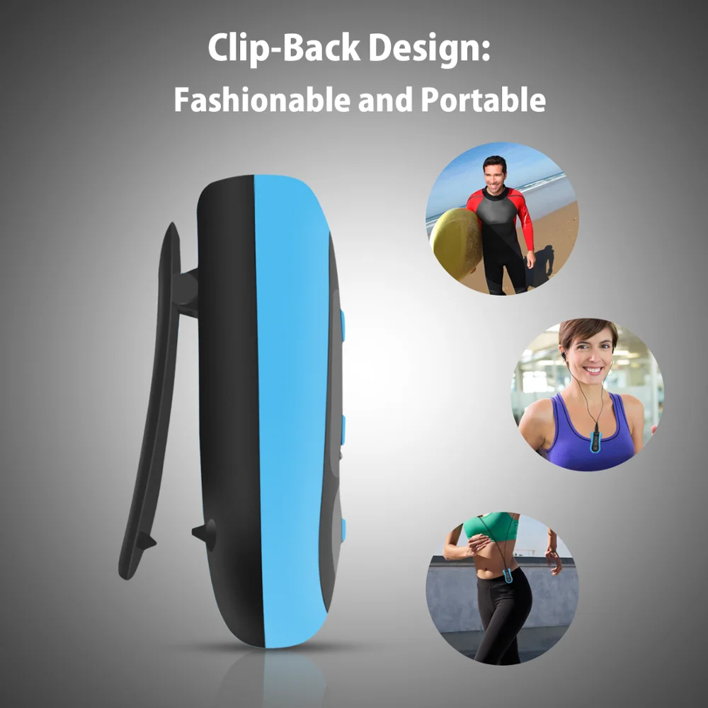  A-112 IPX8 Водонепроницаемый MP3-плеер для спорта