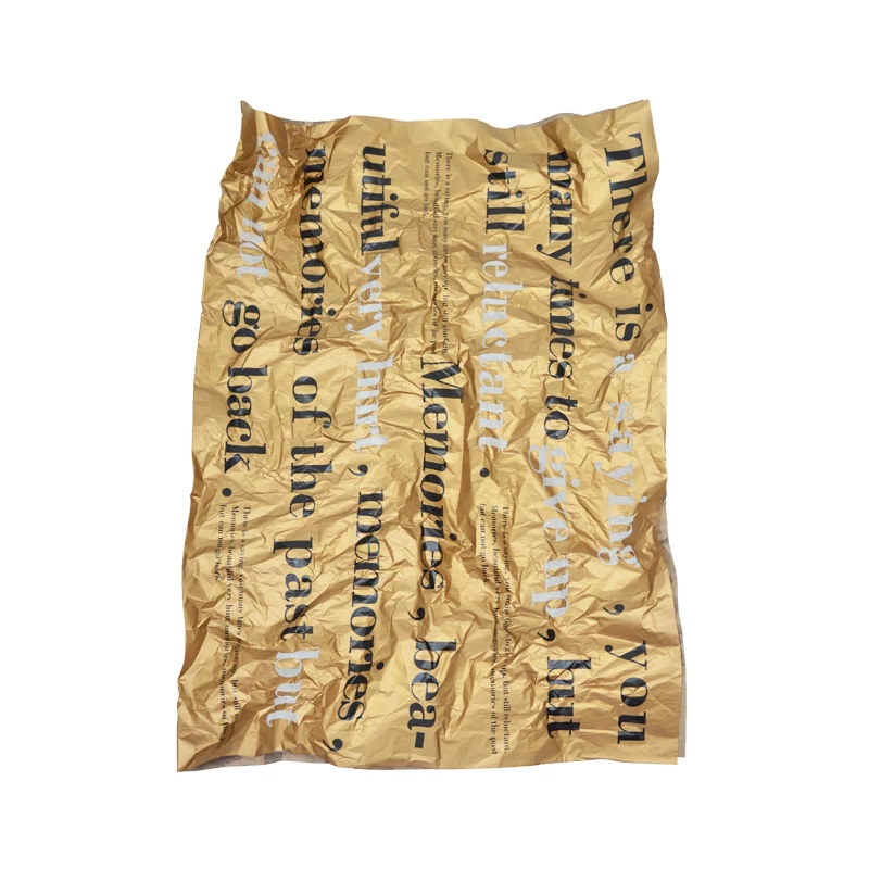 
Stylish gold paper snow pear paper packaging paper for florist bouquet packaging 