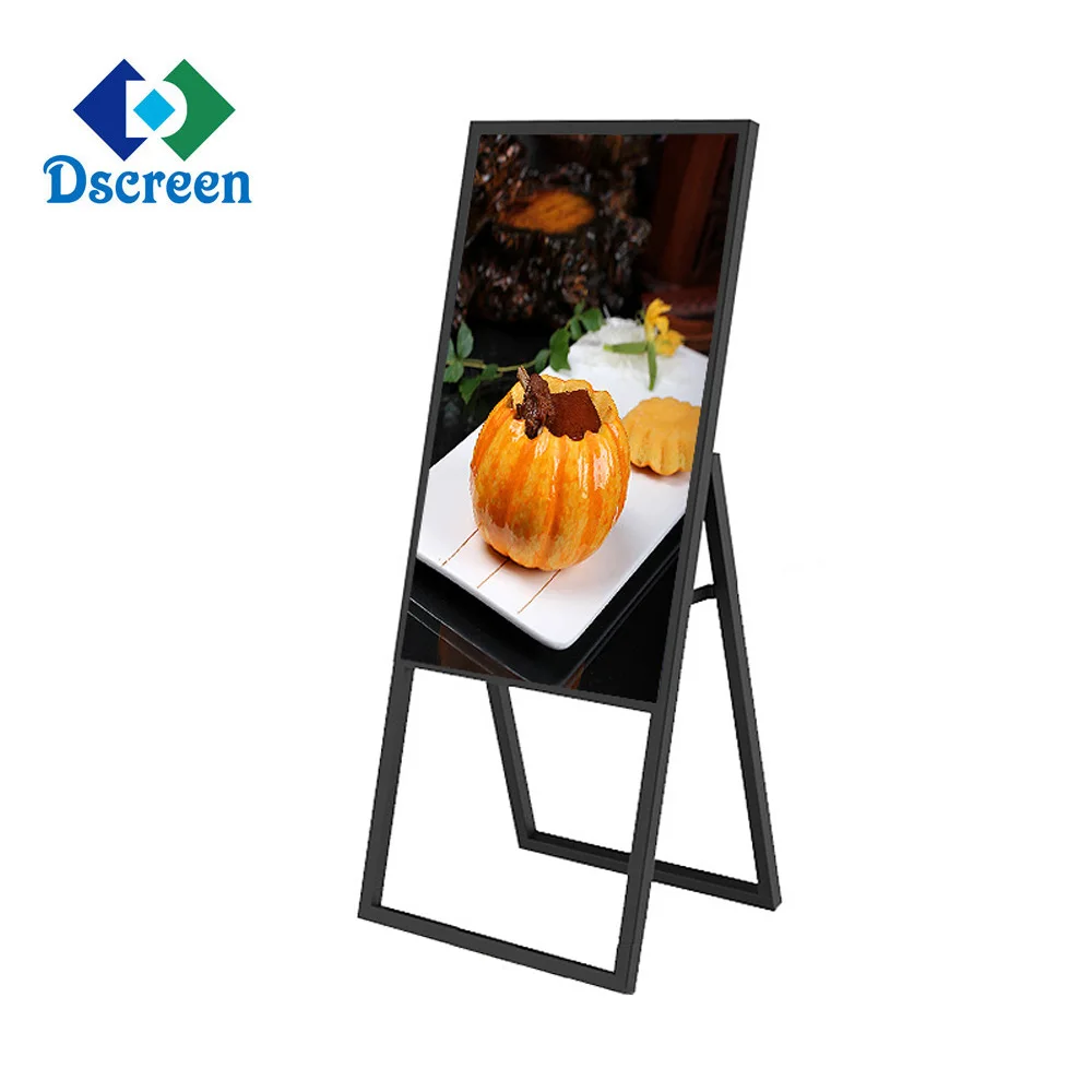 43 дюймовый ЖК-дисплей для внутреннего вертикальный Android цифровой афиши рекламы дисплей напольная подставка монитор цифровая вывеска
