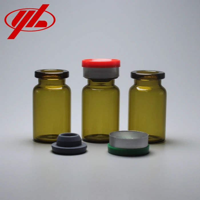 GMP Сертифицированный Pharma Янтарный ISO 6R 6 мл низкий боросиликатный стеклянный флакон оптом