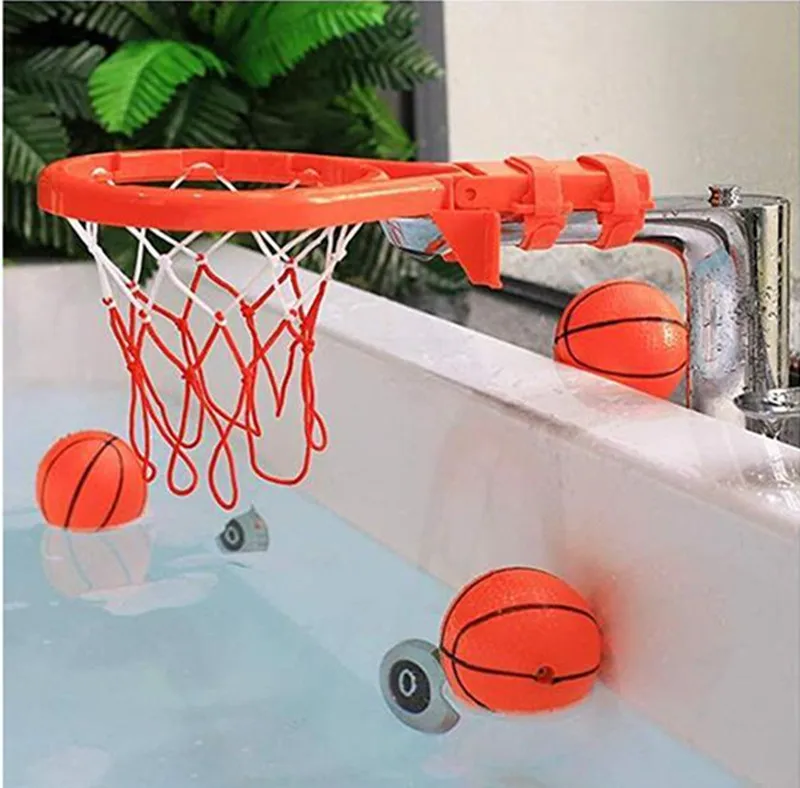 2 в 1 для ванной комнаты баскетбольное кольцо Мячи Детские игрушки для ванной для продажи