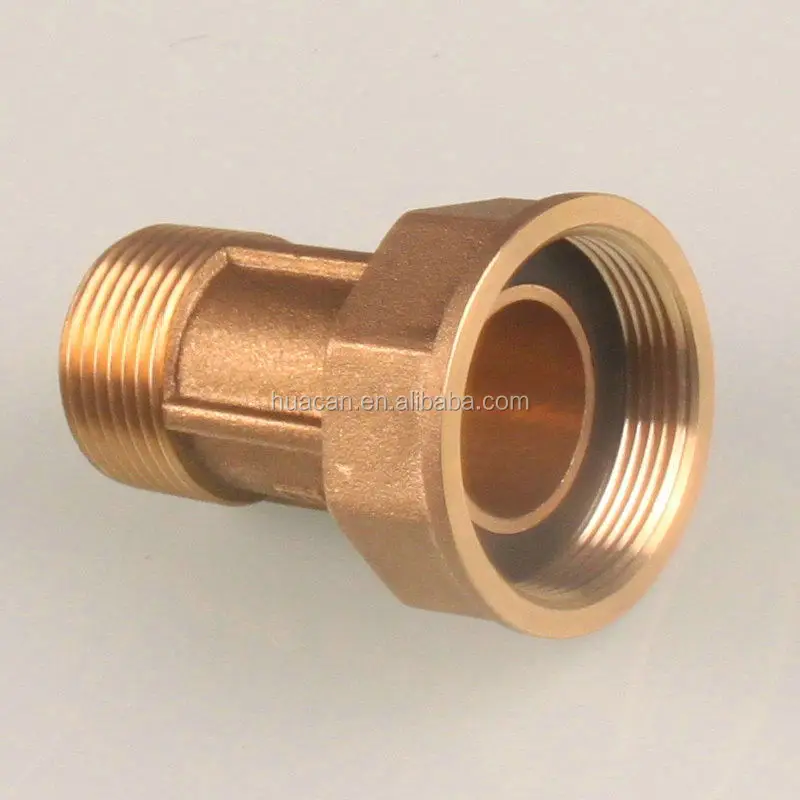 HC1042 China High Quality Gas pipe fittings BSPP BSPT NPT Brass Gas Meter Union