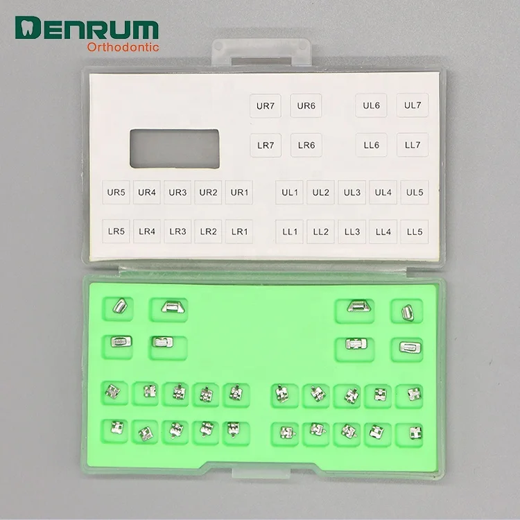
Metal dental orthodontic 2D lingual bracket 345hooks with CE,ISO 