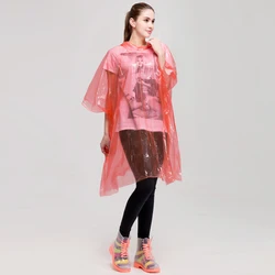 Disposable rain poncho with ball/ Disposable raincoat/ Rain coat