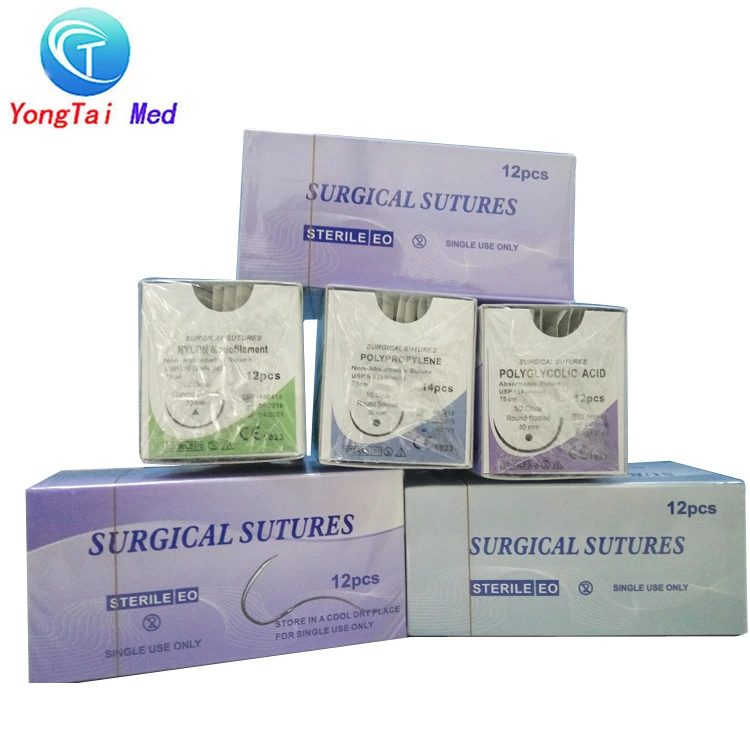 
Disposable non-absorbable polypropylene monofilament surgical suture thread 