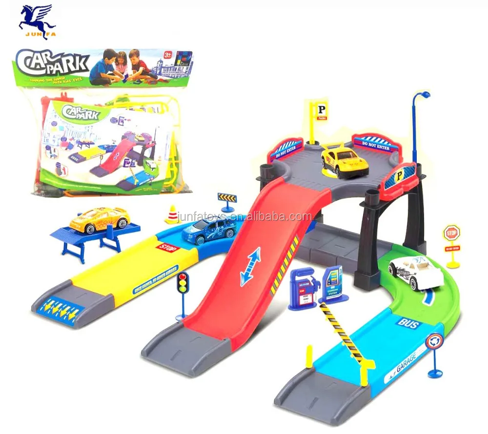 Assembling Car Parking Lot Toys