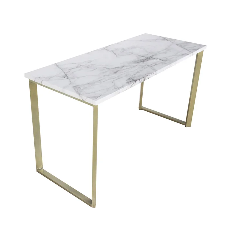 Wholesale new modern simple lat pack travertine quartz turkish dining table for home furniture