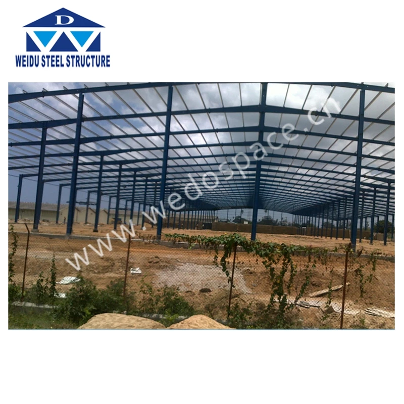 
prefab steel building for chicken shed made in China 