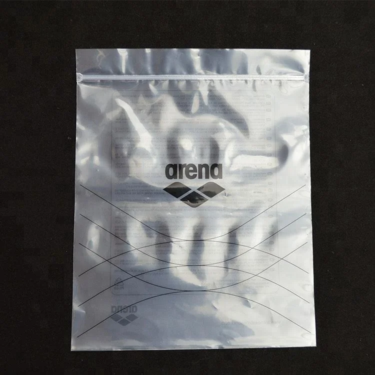 printed clear plastic polyethylene custom polythene polypropylene poly bag packaging for clothes