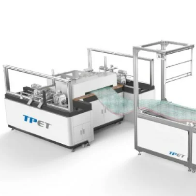 Full automatic four-side sewing gym towel sewing machine