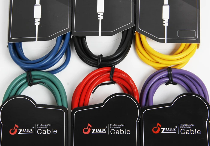 Zealux 3 meter PVC soft guitar cable