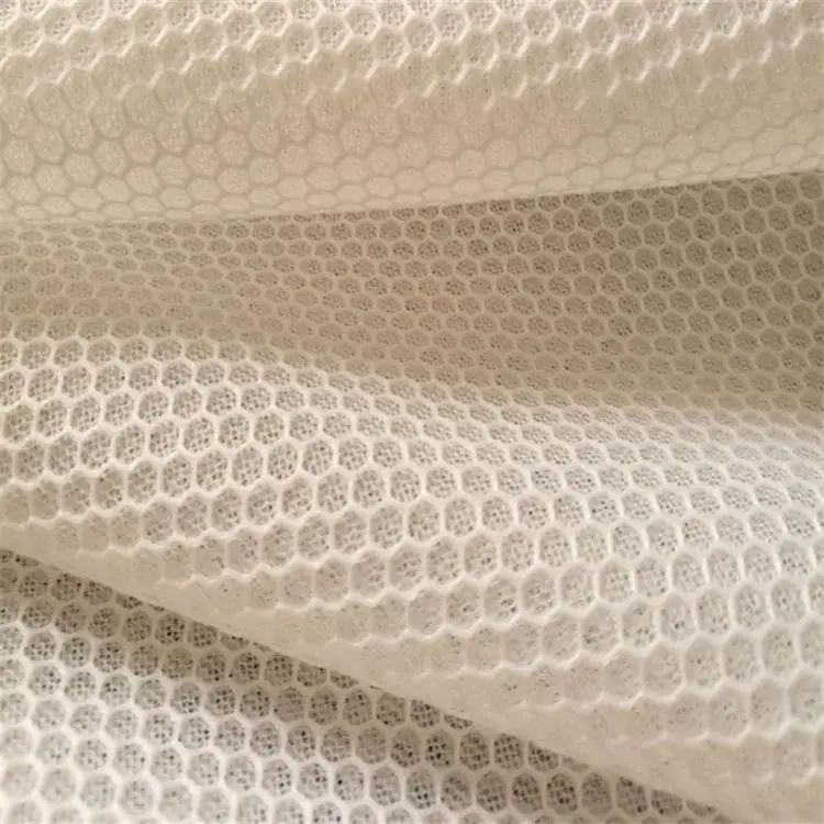 
HH-060 3D spacer mesh material fabric spacer fabric for bath mat sports shoes using net mesh fabric 