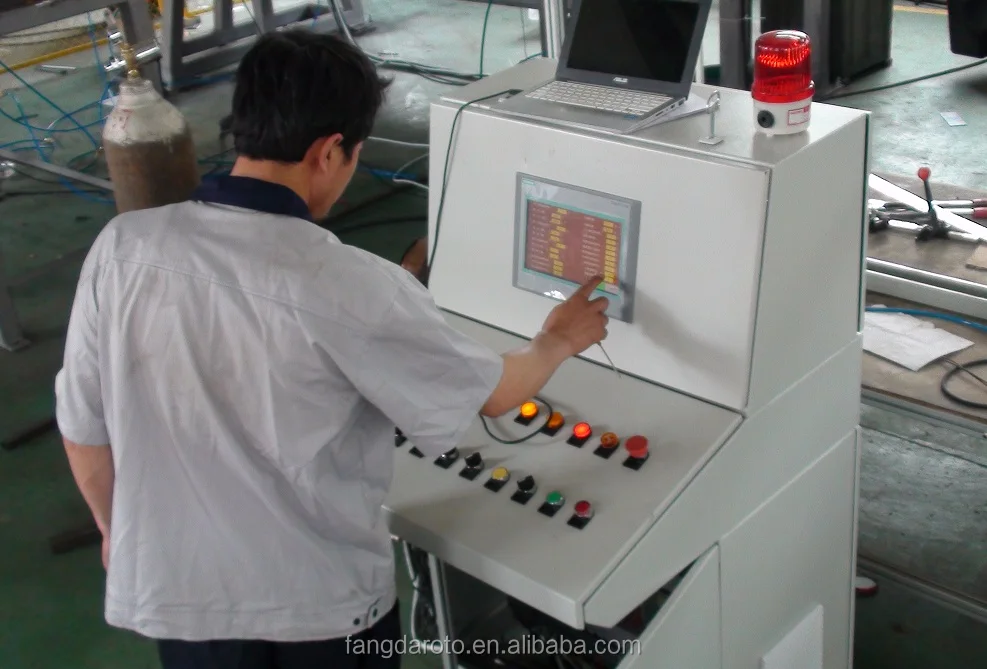 
Fangda brand pvc toys making machine Three arms PVC rotomolding machine 