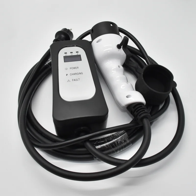 BEV type 2 female plug 16A portable EV IEC 62196 cable connector