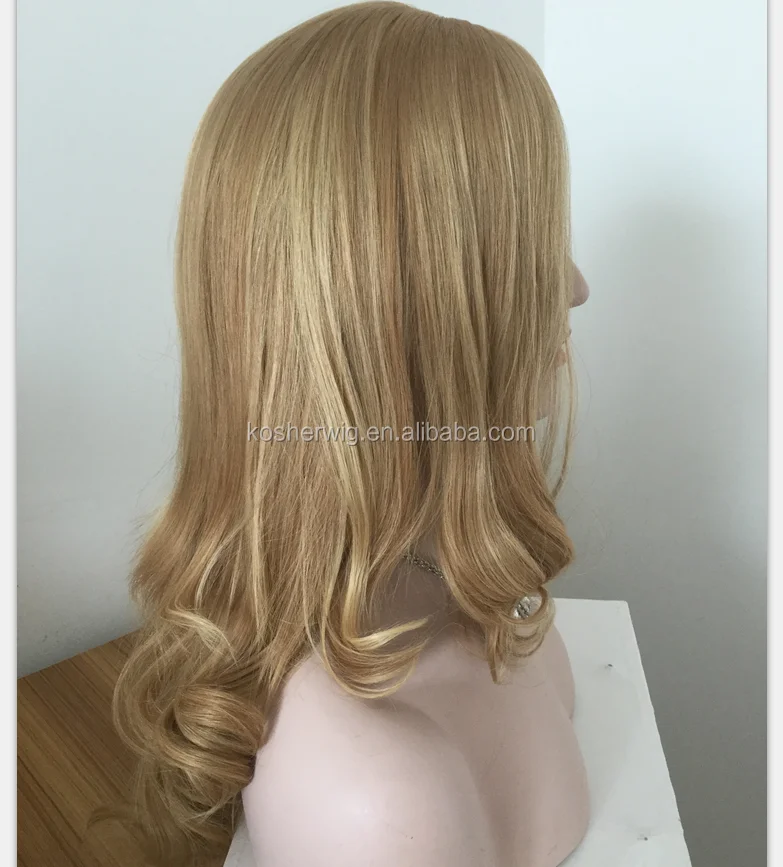 LX18  Certified Top Lace Wig Multidirectional  Skin Top virgin human  European hair Jewish Kosher wigs Manufactural