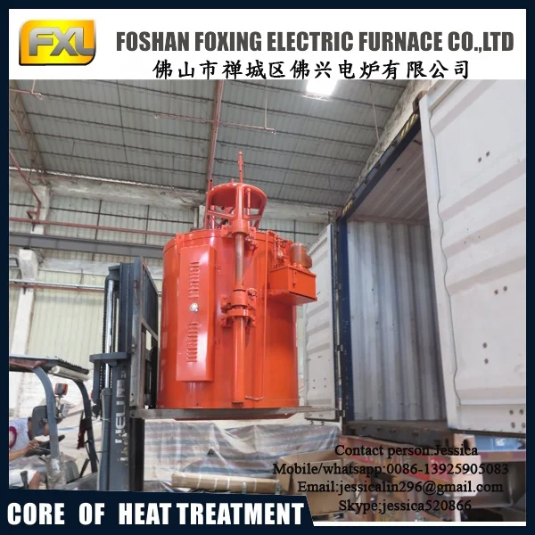 heat treatment  furnace RQ3 series pit type gas carburizing furnace