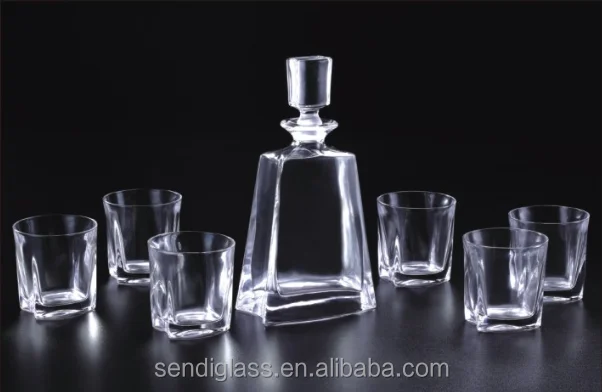 
Lead free crystal whisky decanter 