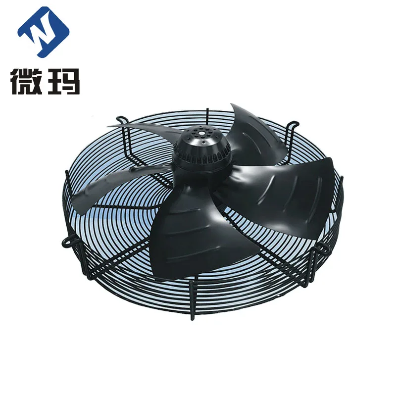 China fastener supplier 450mm Metal Blade AC Compact Fan axial fan efficiency
