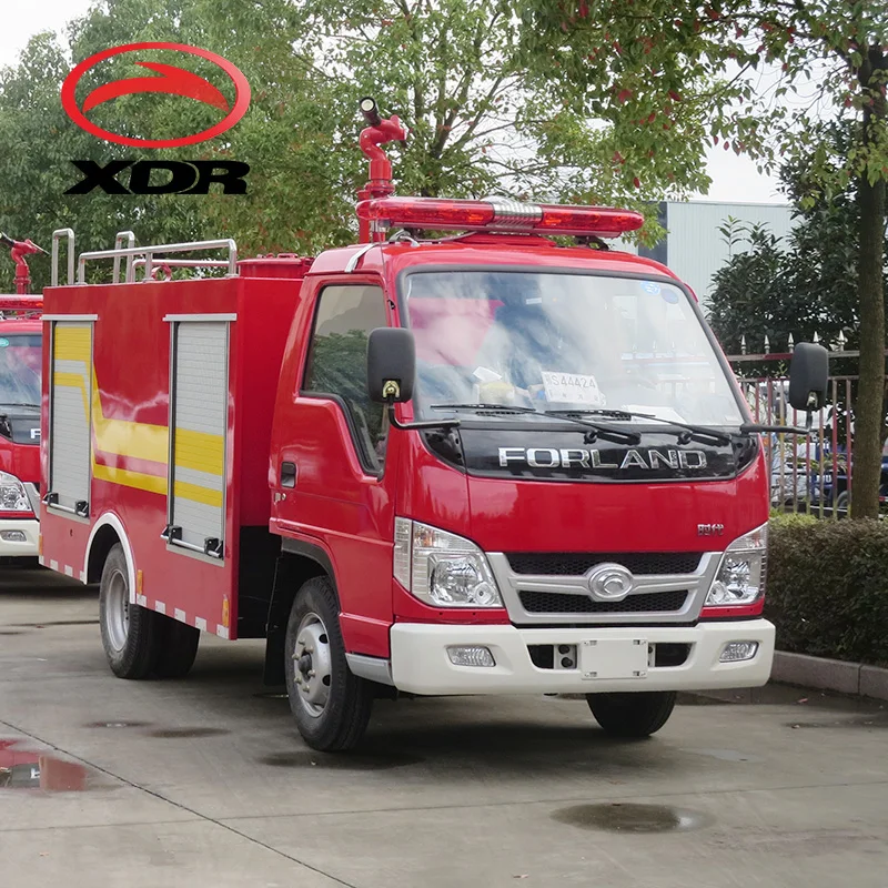 Foton Mini 1.5ton Community XDR Firefighting Truck with fire truck specifications