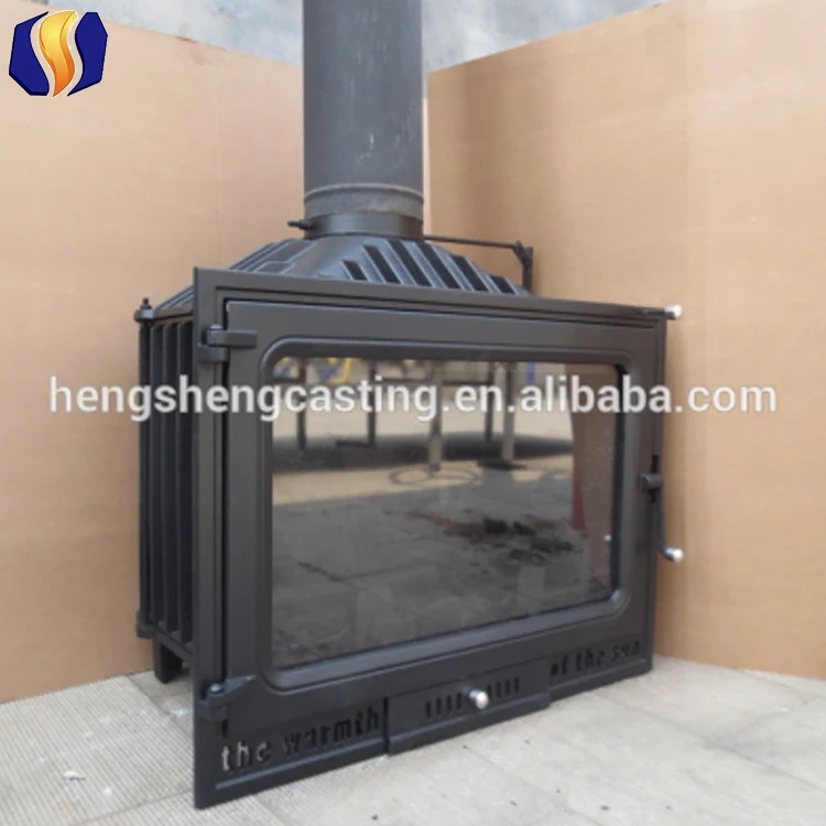 elegent and economical cast iron stove 15kw wood stove for sale