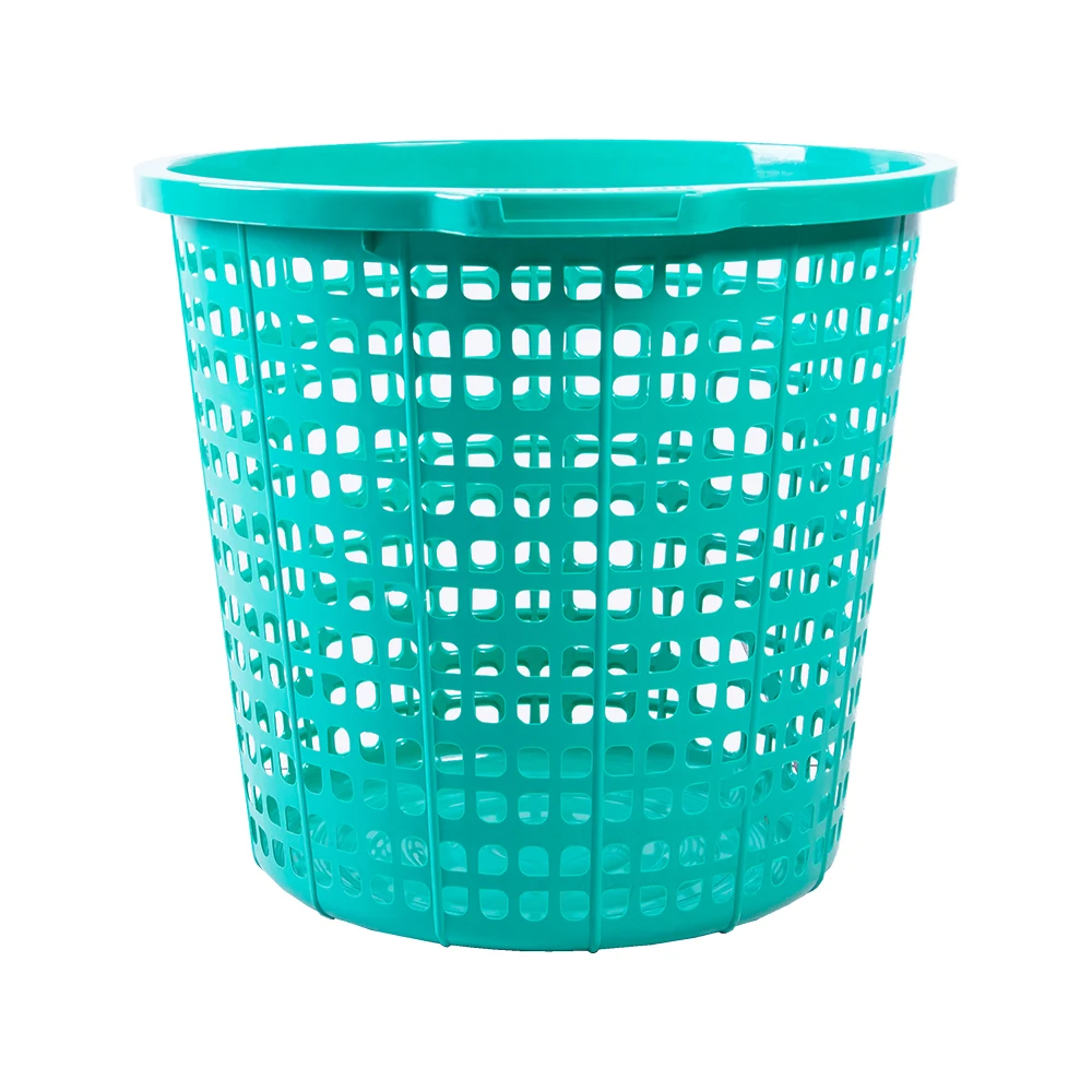Malaysia Leading Wholesale Manufacturer Round Shape Plastic Laundry Clothes Washing Basket Suitable for Laundry Shop / House Use