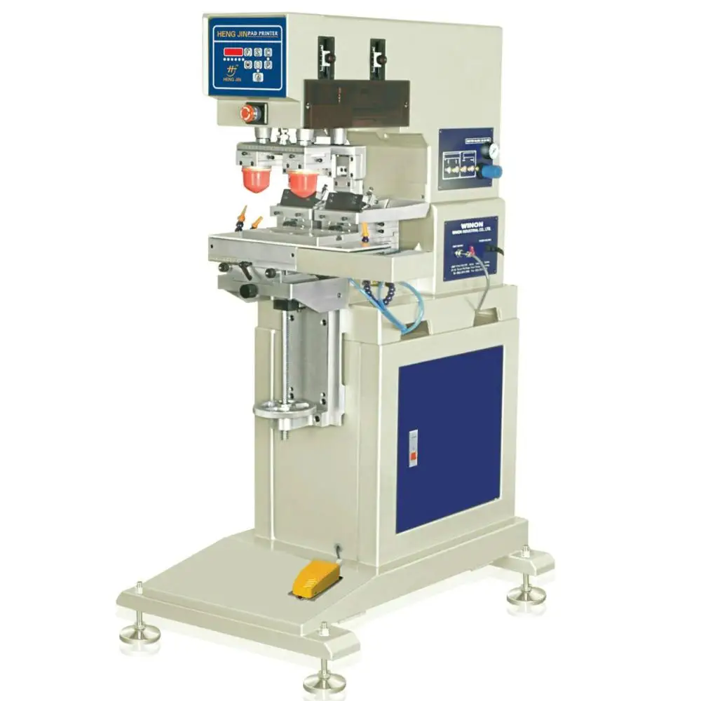 Semi-automatic Pneumatic 1color baseball golfball pad printing machine manufacture