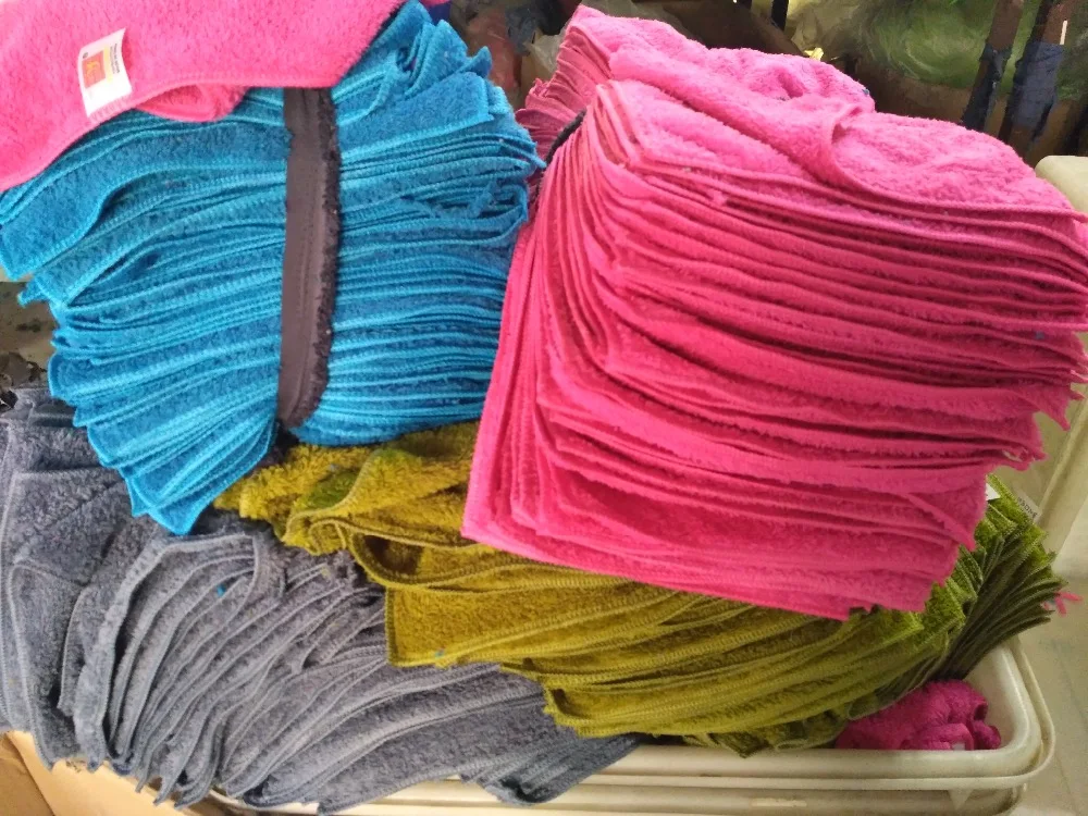 Promotional And Home Care Absorbency Plush Microfiber Cleaning Cloth Coral Fleece Towel Sets