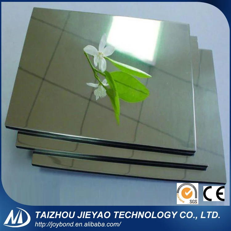Easy To Maintain Mirror Aluminum Construction Material/Aluminum composite panel